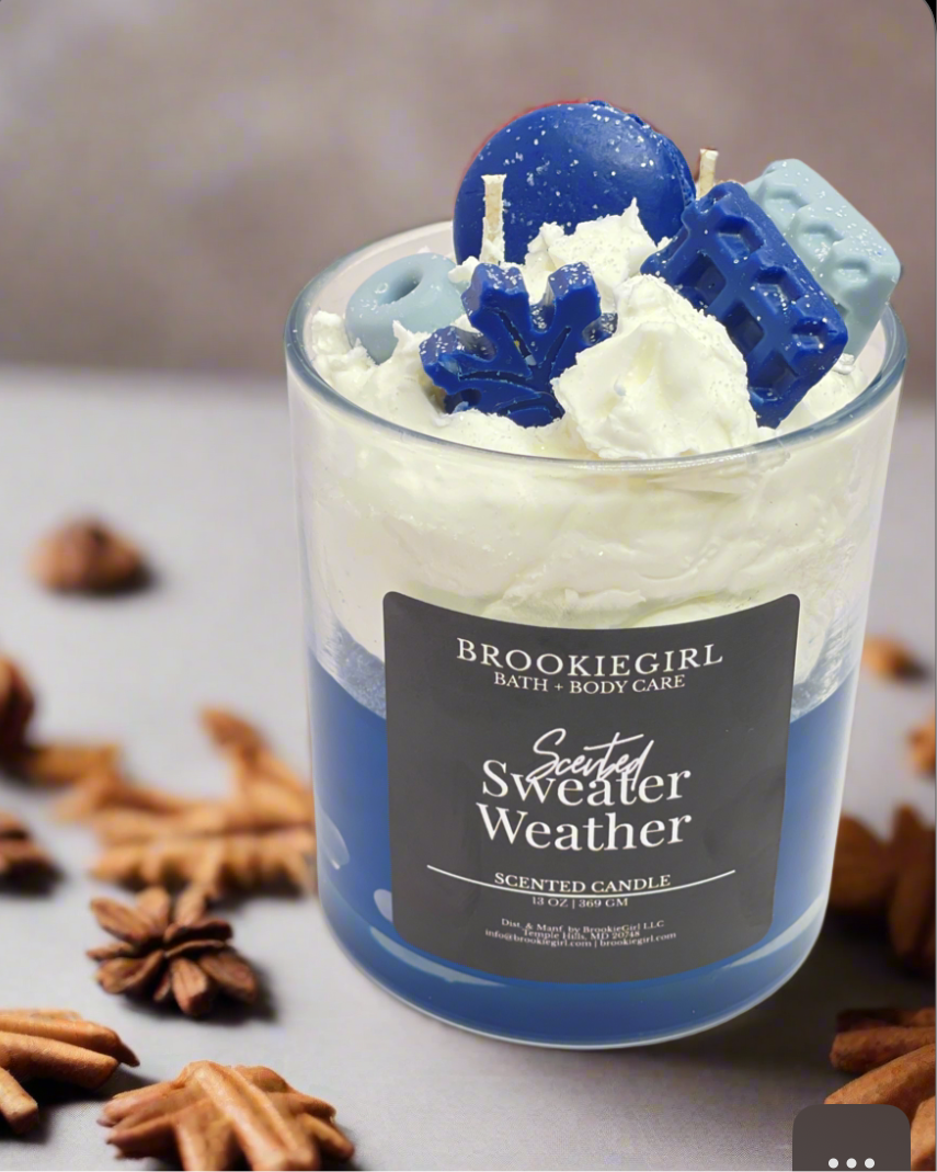 Sweater Weather Dessert Candle