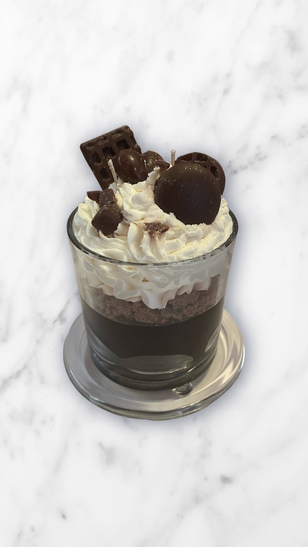 Cafe Mocha Latte Dessert Candle
