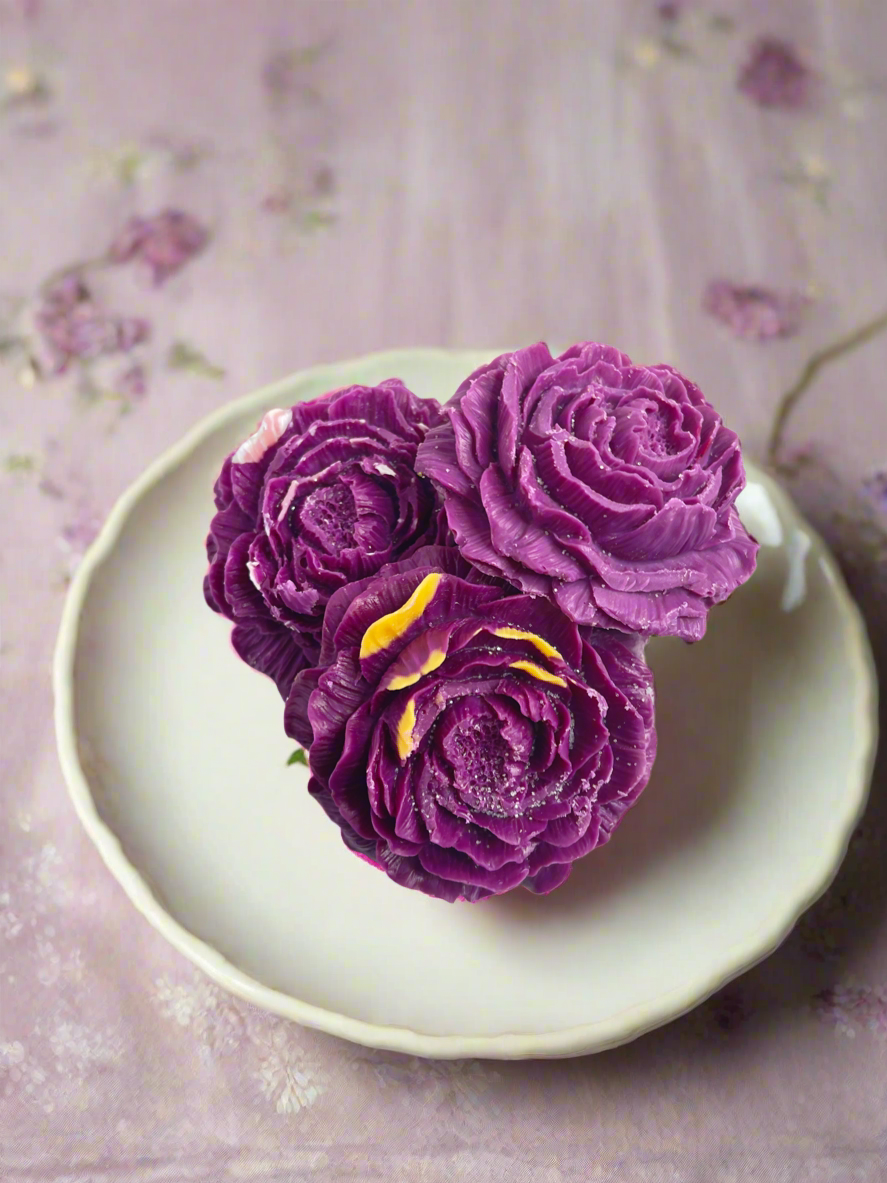 Ruby Glaze Dessert Candle