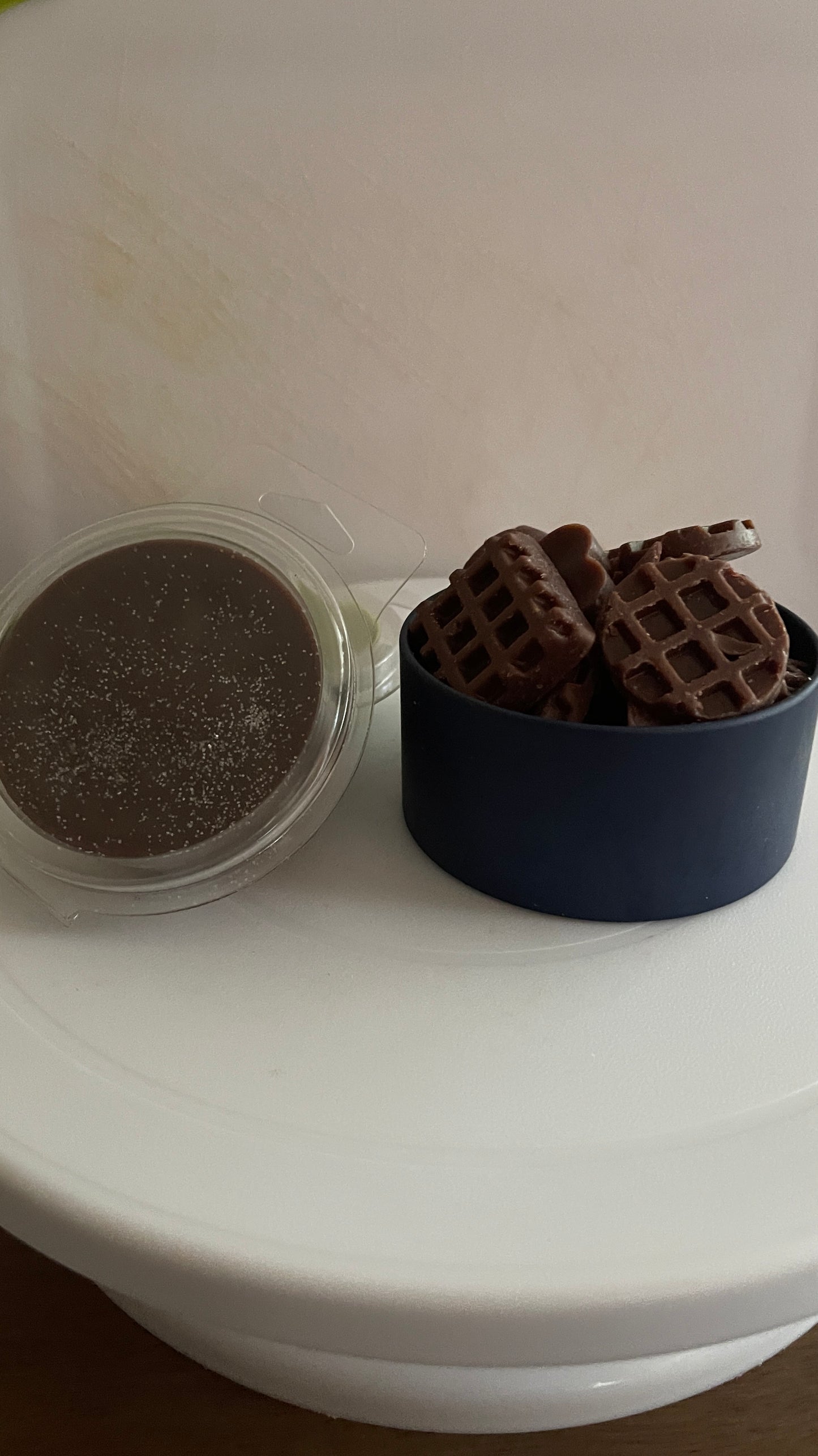Cafe Mocha Latte Candle Cupcake