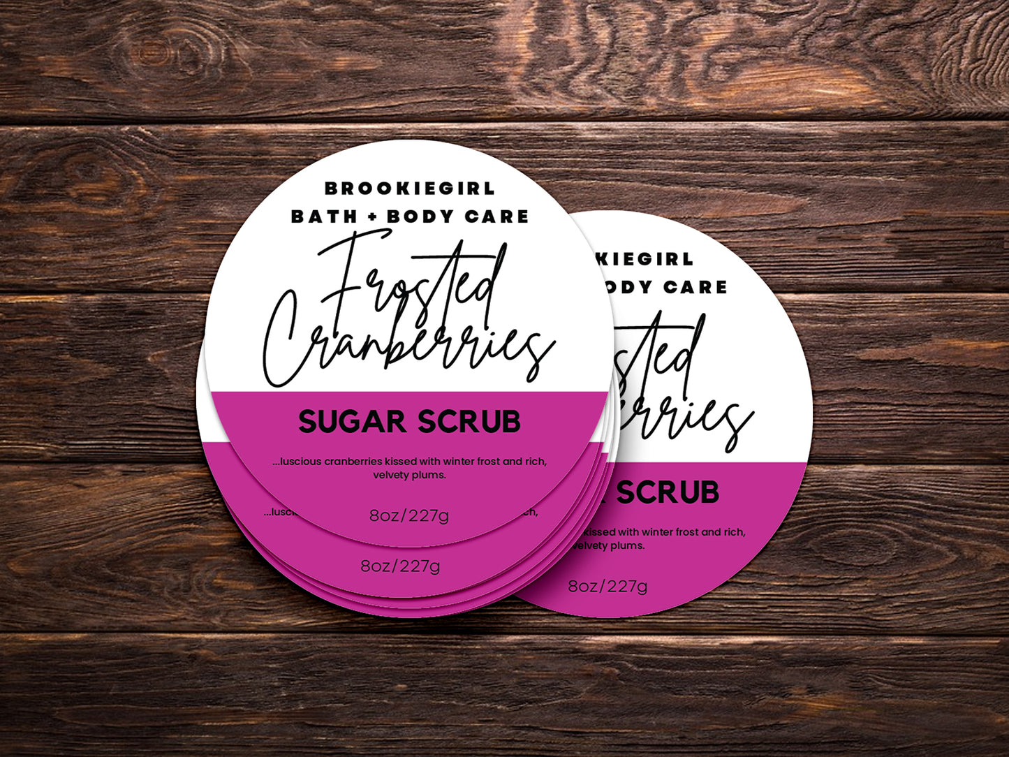 Frosted Cranberries Sugar Scrub