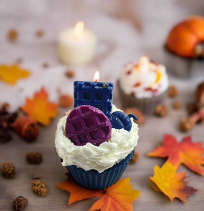 Ruby Glaze Candle Cupcake