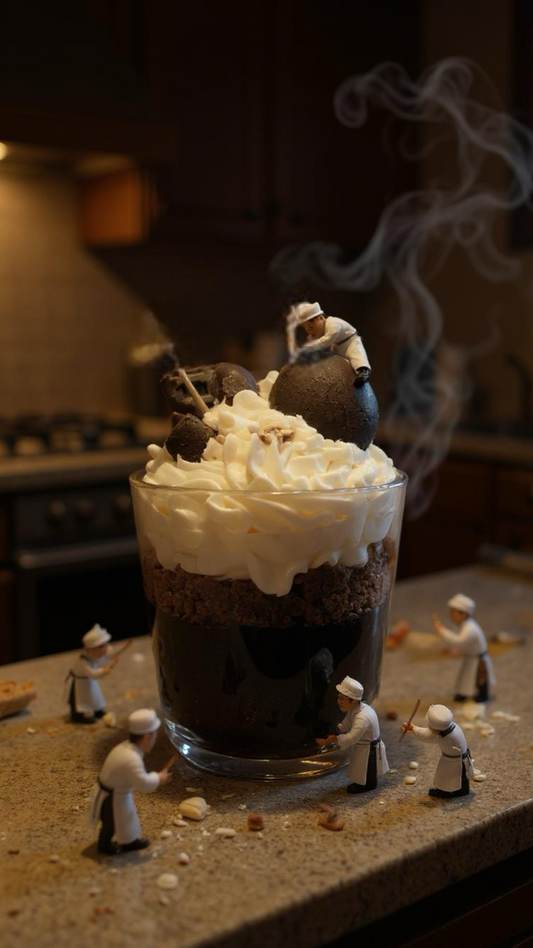 Cafe Mocha Latte Dessert Candle