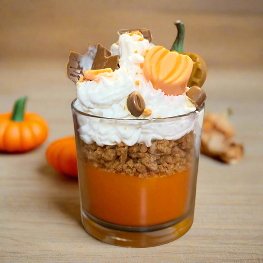 Pumpkin Pecan Waffles Dessert  Candle