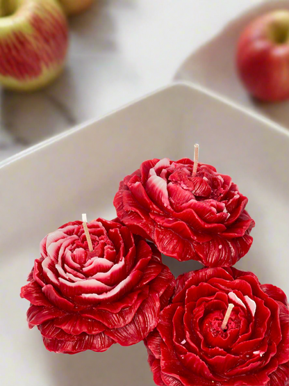 Apple Cinnamon Crumble Candle Cupcake