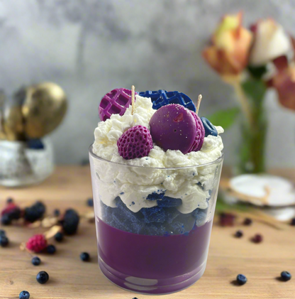 Ruby Glaze Dessert Candle