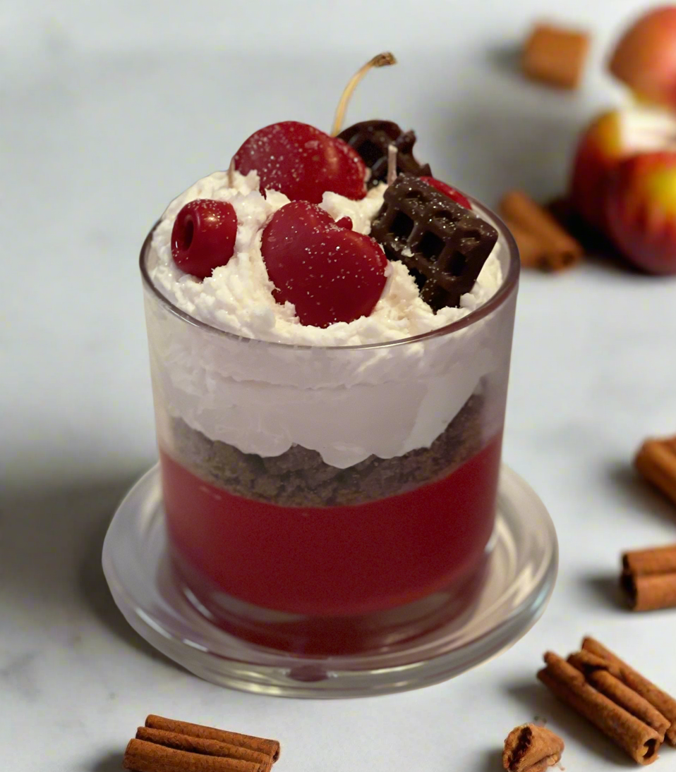 Apple Cinnamon Crumble Dessert Candle