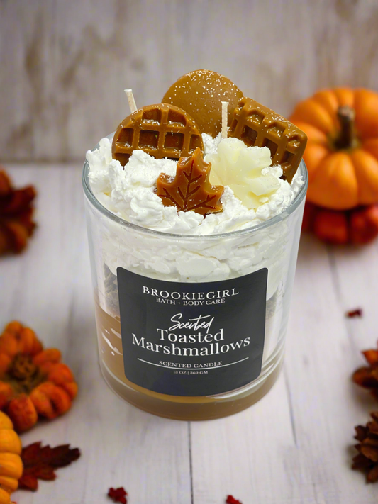 Toasted Marshmallows Dessert Candle