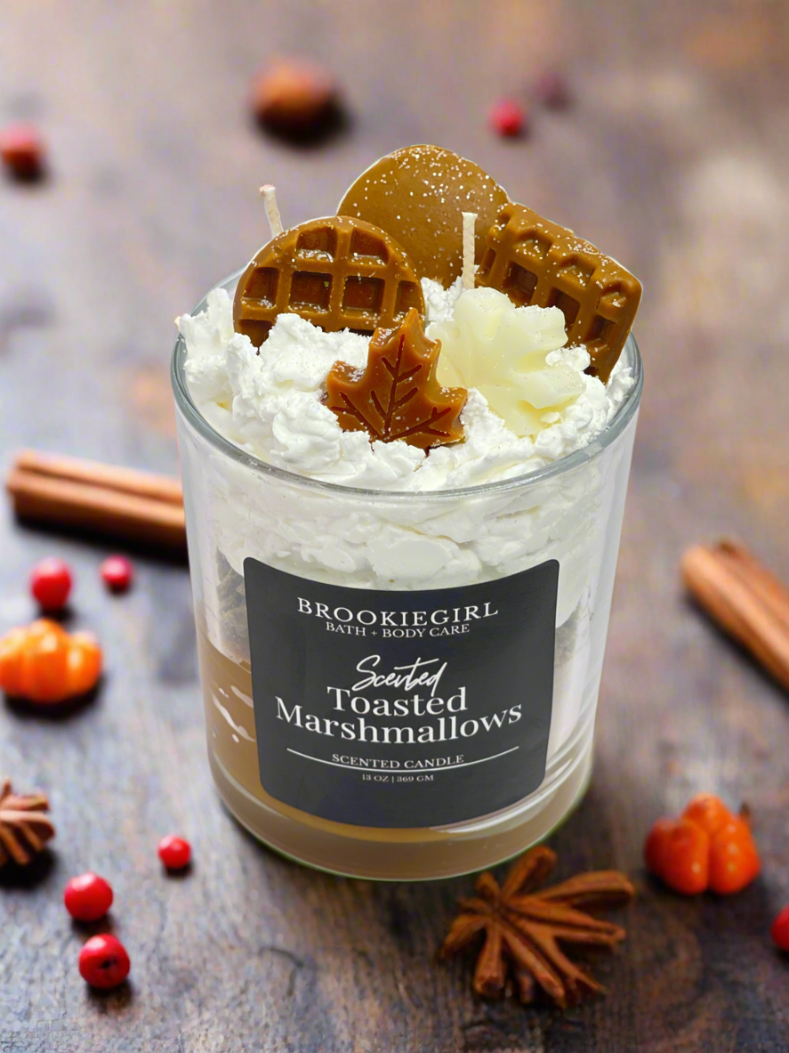 Toasted Marshmallows Dessert Candle